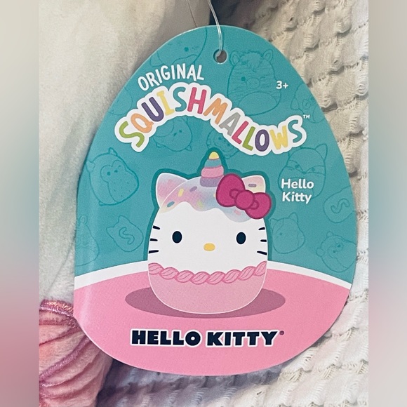 Squishmallow Sanrio Hello Kitty 12” Plushy ice cream with sprinkles Colorful - Picture 5 of 16